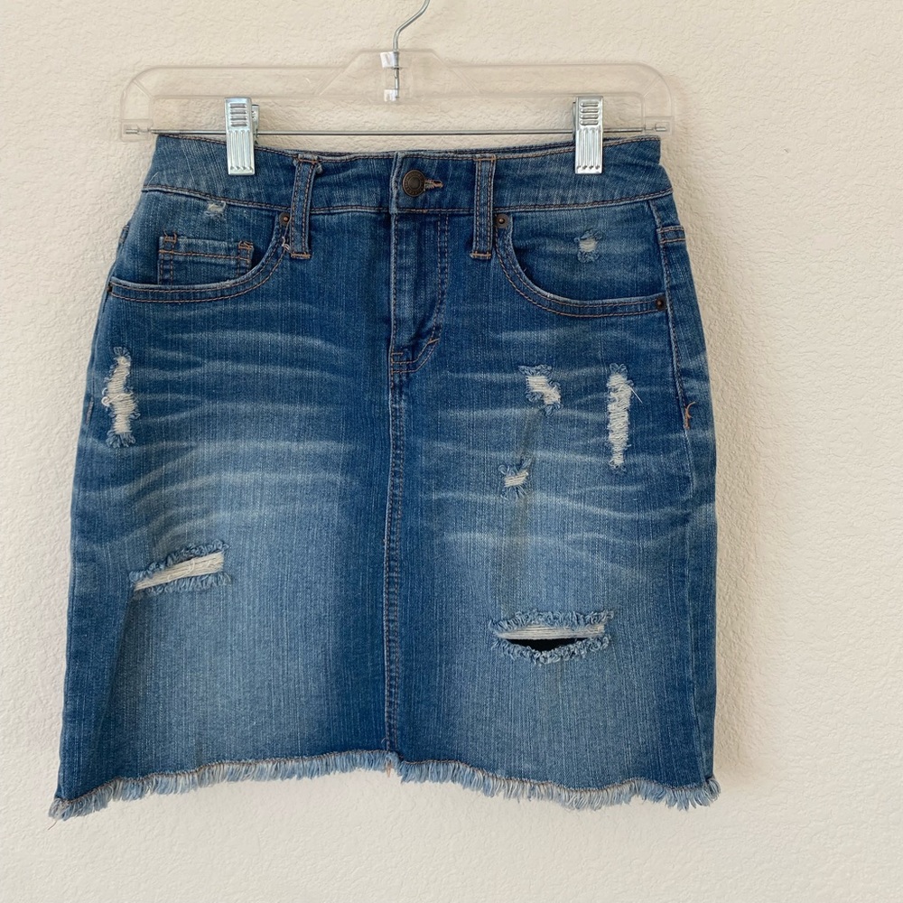 Mossimo womens jeans skirt size 25